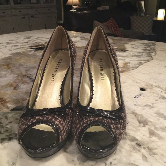 RARE!Madden Girl TWEED BROCADE {a true find} --- - Picture 3 of 4