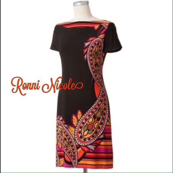 Ronni Nicole Dresses & Skirts - Ronni Nicole Paisley Shift Dress