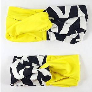 Yellow Mix Turban Set