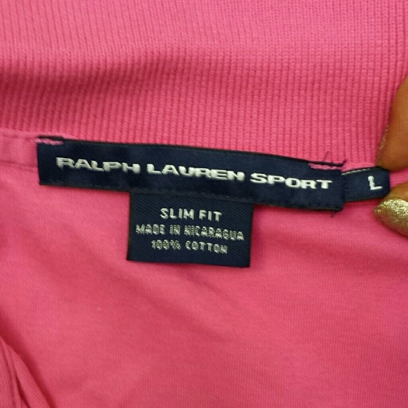 Ralph Lauren short sleeve cotton pony polo in pink - Picture 3 of 3