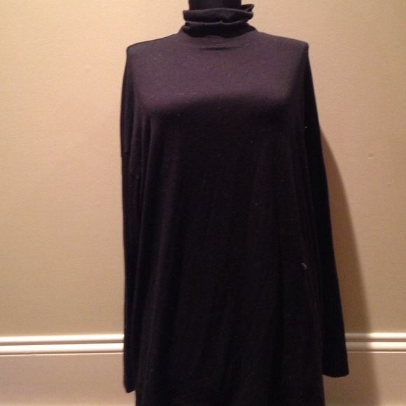 Zara Black Thin & Soft Turtleneck