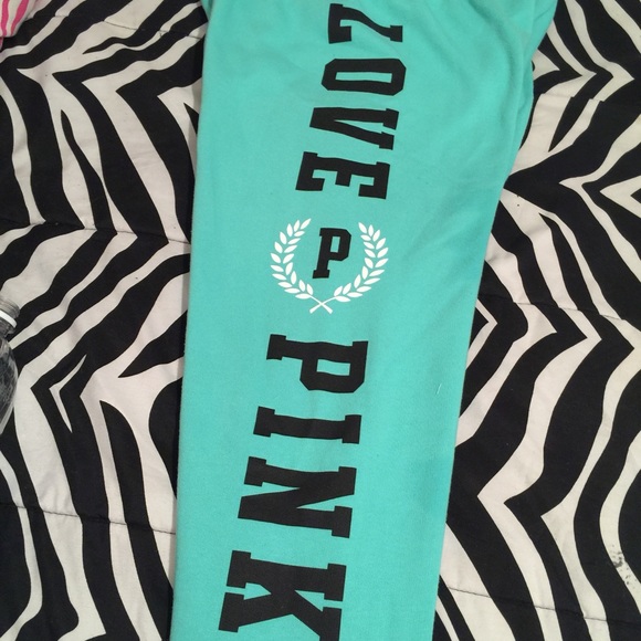 Teal (PINK) Campus Sweats