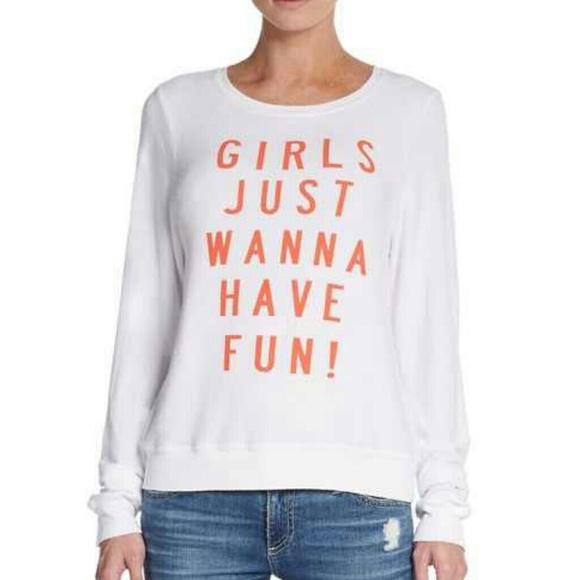 Wildfox "Girls Just Wanna Have Fun!" Jumper
