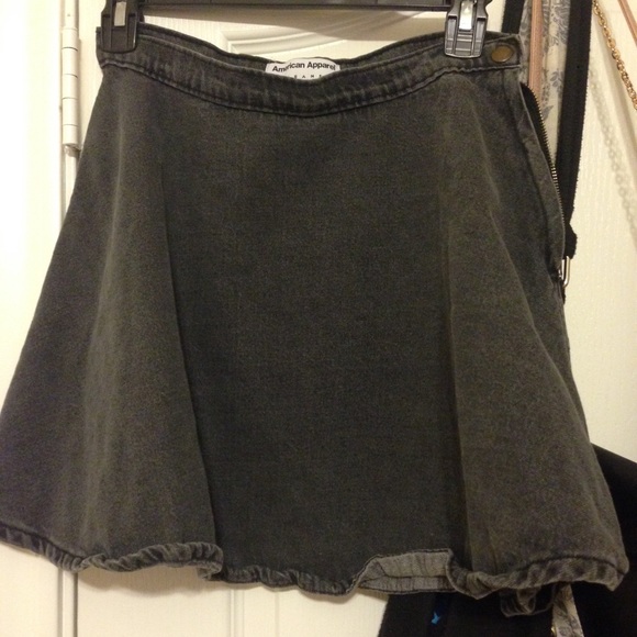 American apparel denim circle skirt