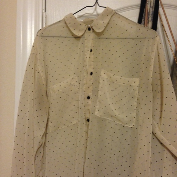 American apparel oversized chiffon