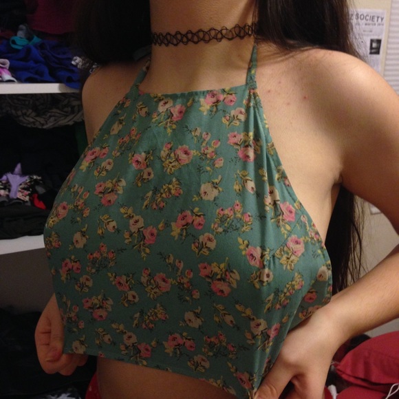 American apparel vintage halter top