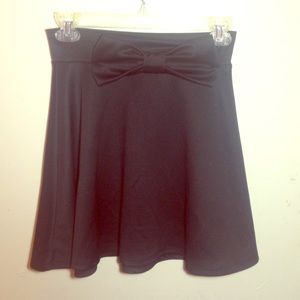 Charlotte Russe. Black skater skirt.