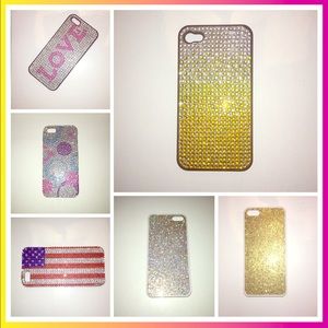 Assorted embellished IPhone 5/5S Cell Phone Cases!