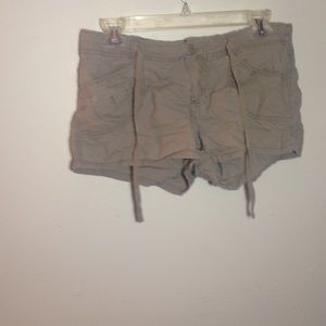 Extra short cargo shorts.