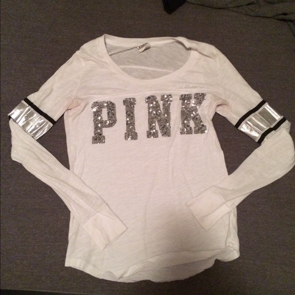 PINK varsity bling shirt
