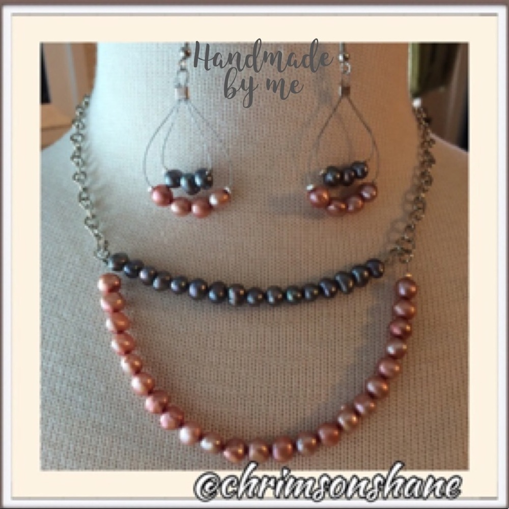 🆕 Twice As Nice Handcrafted Jewelry Set