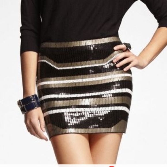 Express Dresses & Skirts - Express sequin skirt