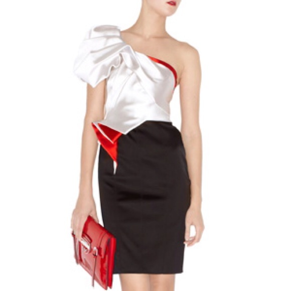 🔴SOLD🔴 Karen Millen One shoulder dress - Picture 3 of 3