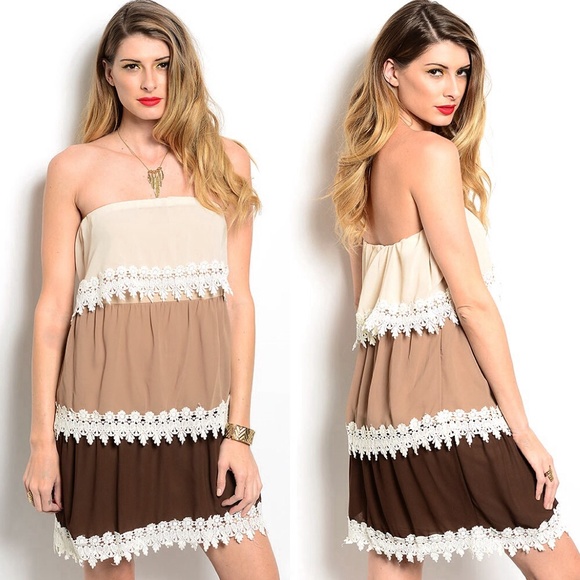Dresses & Skirts - SALE | YUMMY COFFEE AND CREAM DRESS ||