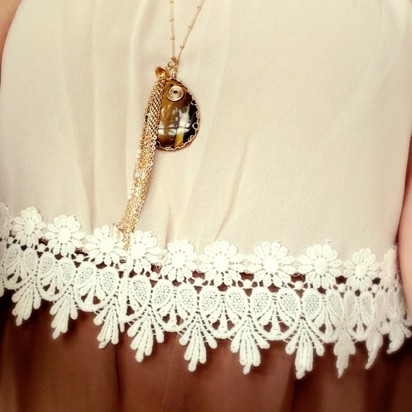 SALE | YUMMY COFFEE AND CREAM DRESS || - Picture 5 of 5