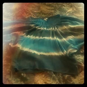 Joie 100% silk tie dye blouse