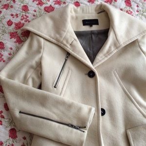 BCBG Cream Colored Coat