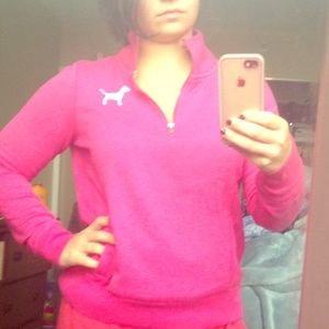 Victorias Secret PINK sweater half zip