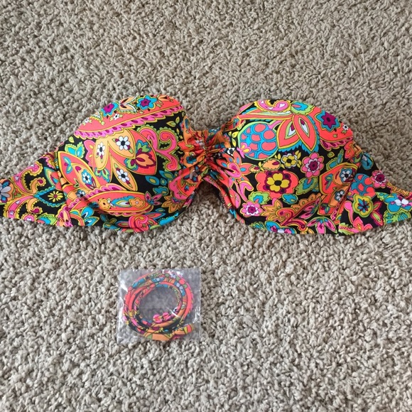 Victoria secret strapless bathing suit top