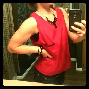 Silky, Red Wine Tank Top.