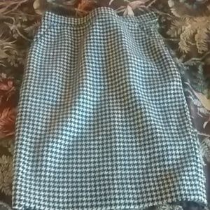 Max Mara italian wool herringbone skirt