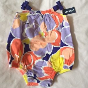 Floral Baby Girl Romper