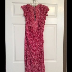 Diane Von Furstenberg ruffled silk dress