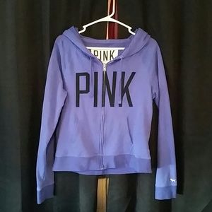 Purple VS Pink zip up hoodie