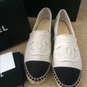Chanel Espardrilles -Size 9-9.5