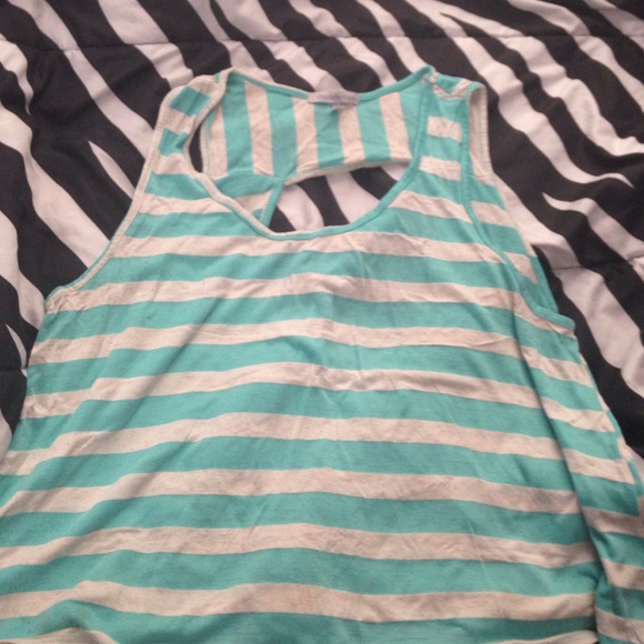 A striped top