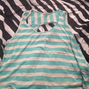 A striped top