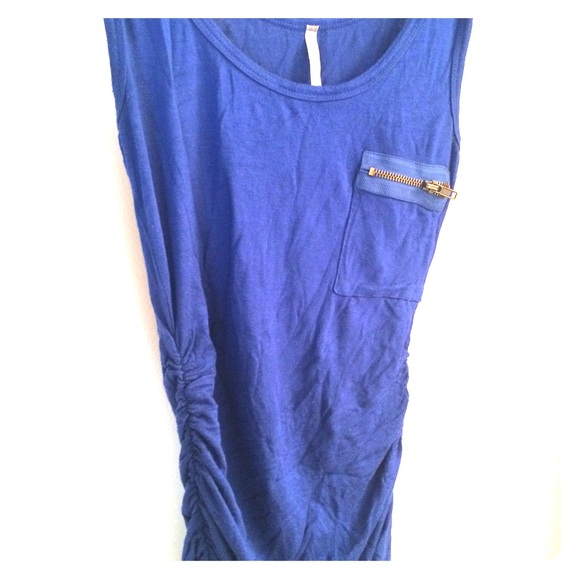 Cobalt blue shirt