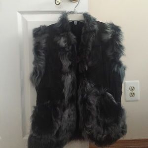 Shearling vest