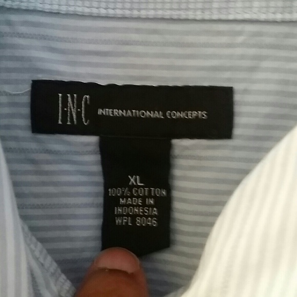 Blue INC Button Down - Picture 2 of 3