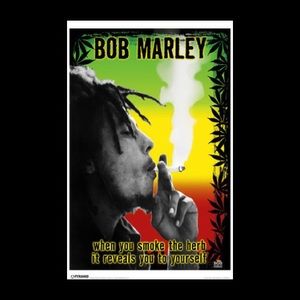 Bob Marley smoking poster tapestry