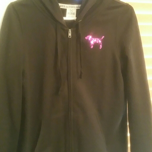 Bundled Love Pink! VS BLING sweatshirt - Picture 2 of 4