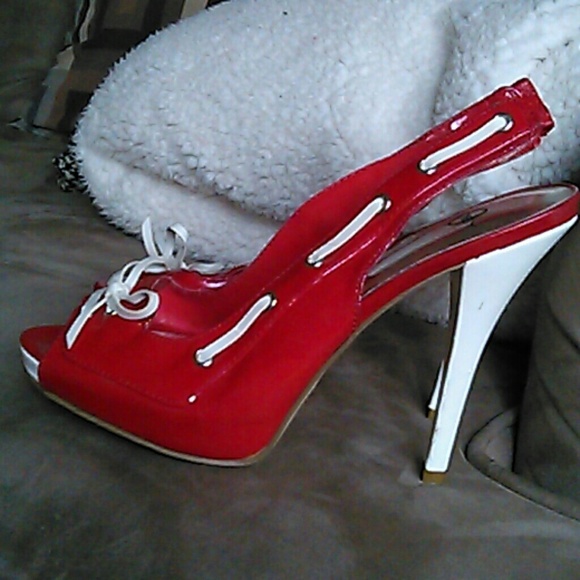 Joey red high heels...