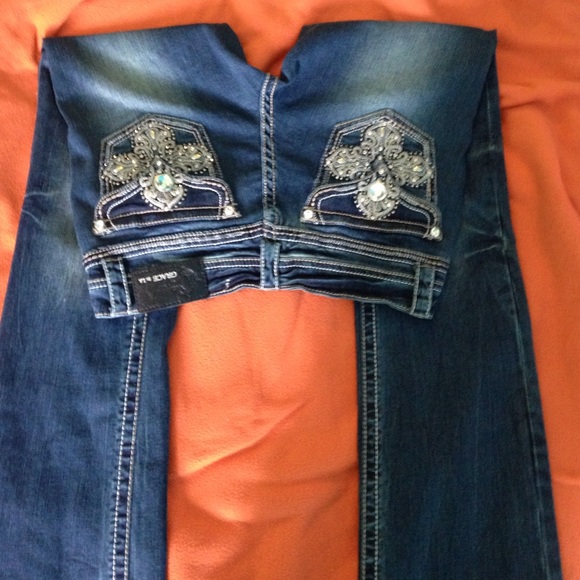 These are boot cut jeans