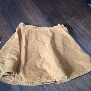American apparel corduroy circle skirt