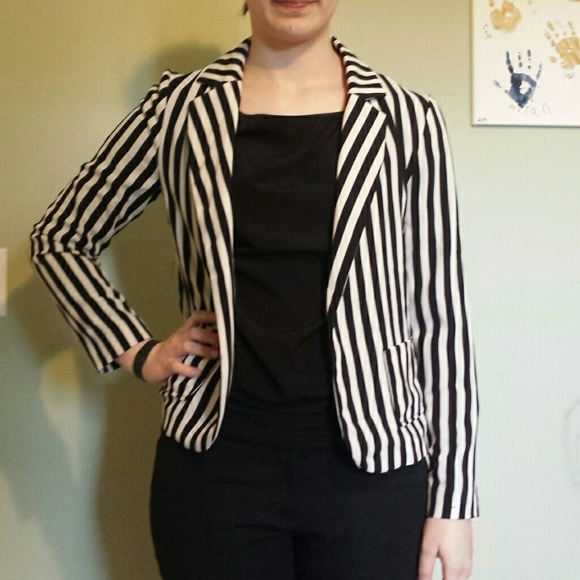 Striped blazer