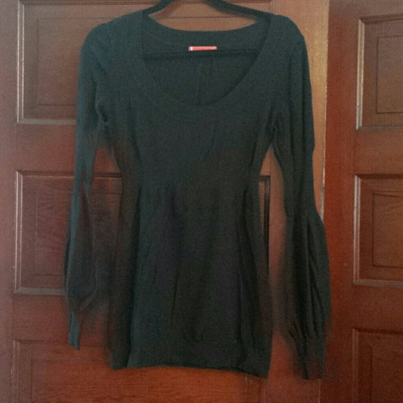 Black sweater dress!