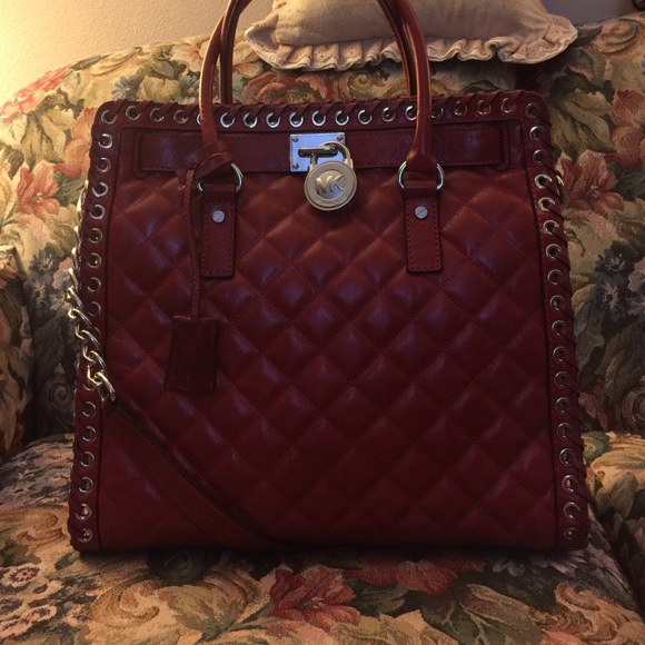 MK hippie Grommet Hamilton  LG NS Dark red