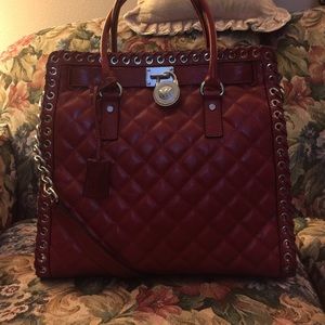 MK hippie Grommet Hamilton  LG NS Dark red