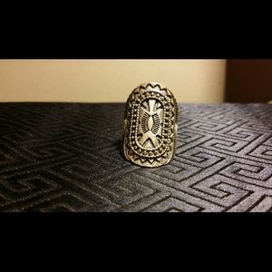 Silver Tribal Ring