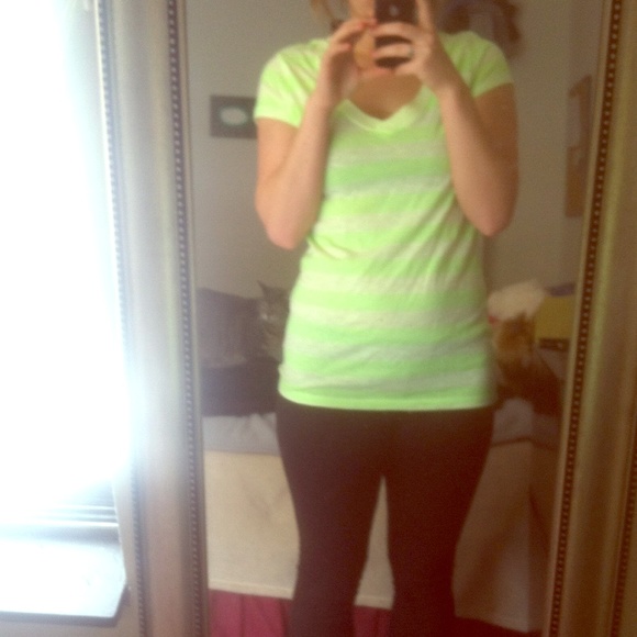 Neon green T shirt