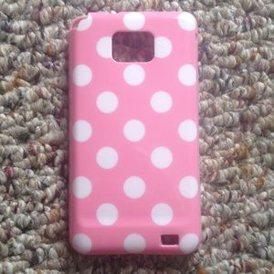 Samsung Galaxy S2 Polka Dot Case