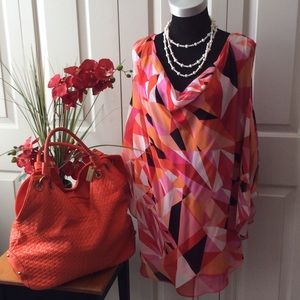 Multicolor Print Blouse.