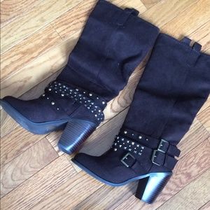 Call it Spring Studded Brown Boots