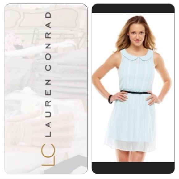 Lauren Conrad Mint Chiffon Dress