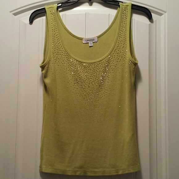 Calvin Klein embellished tank